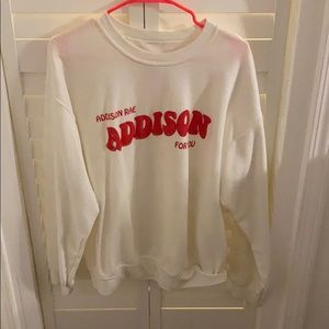 addison rae crewneck